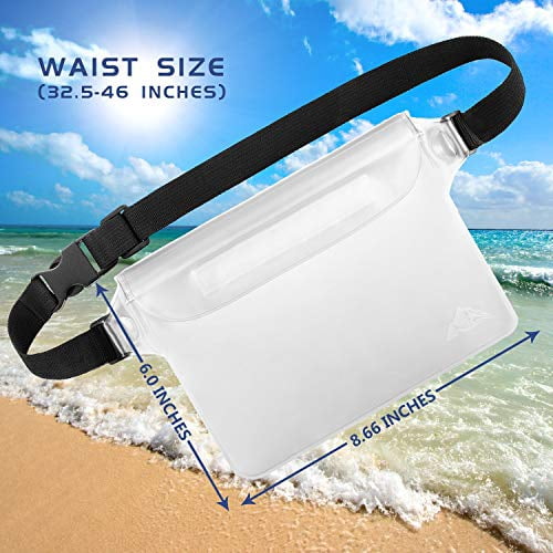 Heeta 2Pack Waterproof Pouch With Waist 