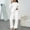 White005, variant on QHRMKOG Two Piece Sets for Women Loose Fit Long Sleeve Sweatshirt Wide Leg Pant Sweatsuits Solid Color Workout Tracksuits Fall Fashion Outfit with Pockets Pink M