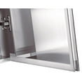 thumbnail image 6 of Medicinehaus Single Mirrored Door Surface Mount Medicine Cabinet Aluminum, 6 of 6