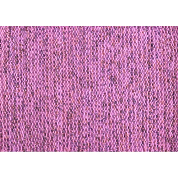 Ahgly Company Indoor Rectangle Abstract Pink Contemporary Area Rugs, 6' x 9'