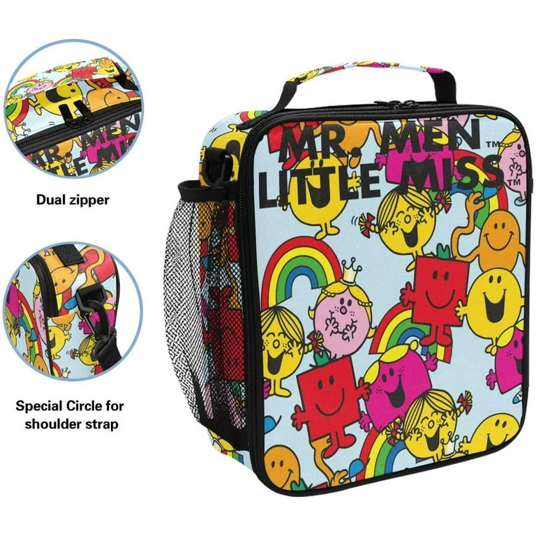 Marble Lunch Box for Women White Marble Stone Teens Girls Cooler Insulated  Lunch Bag Tote Freezable Shoulder Strap Waterproof Picnic Meal for School