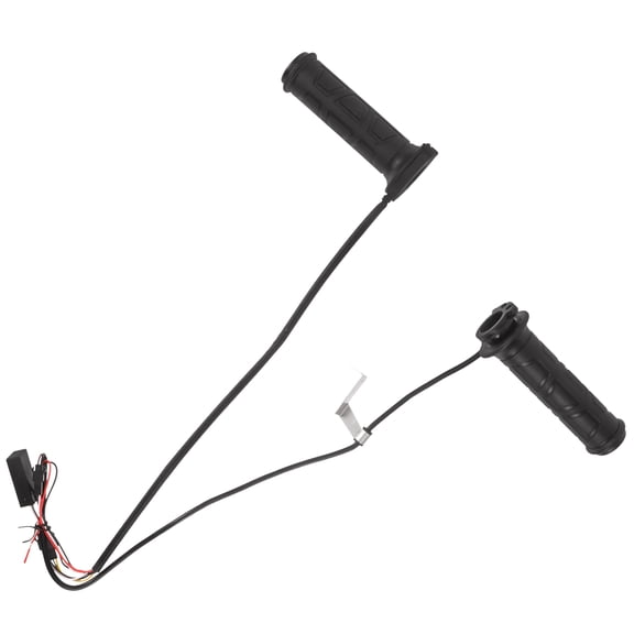 OUNONA Heated Motorcycle Grips with Adjustable Temperature Settings for Comfortable Rides Black Plastic