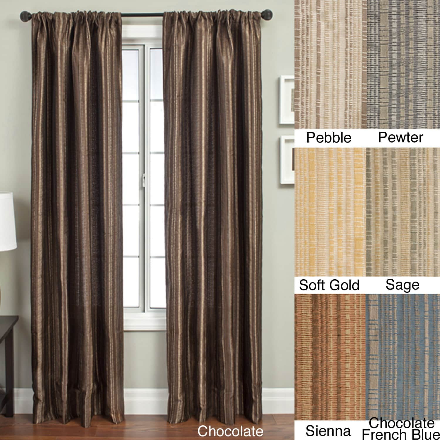 Softline Jaipur Batik Rod Pocket 96 Inch Curtain Panel Walmart Com