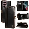 thumbnail image 2 of For Samsung Galaxy S22/S22+/S22 Ultra Phone Case，Shockproof PU Leather Flip Wallet Card Holder Cover，Silm Stand Case Cover, 2 of 5