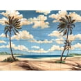 thumbnail image 1 of Tile Mural Kitchen Backsplash - Palm Breeze 3 - by Paul Brent, 1 of 1
