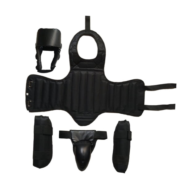 Equipo de protección para sparring, equipo de protección para boxeo, equipo de entrenamiento, equipo de protección Negro