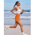 thumbnail image 4 of Pinspark Womens High Waisted Running Shorts, Lightweight Breathable Quick Dry Stretch Linerless Athletic Shorts with Pockets, 4 of 7