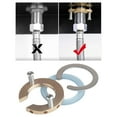 thumbnail image 4 of Single Hole Faucet Lock Nut Anti Loosening Fixing Set for chen Bathroom Quick Copper, 4 of 8
