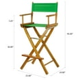 thumbnail image 3 of "30" Director's Chair Honey Oak Frame-Green Canvas", 3 of 3