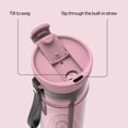 thumbnail image 3 of Contigo DualSip Plastic Water Bottle with Carrying Strap and 2-Way Lid, 24 oz (709 ml) – 100% Leak-Proof, Durable, Lightweight, BPA-Free Tritan, Dishwasher Safe, 3 of 9
