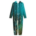 thumbnail image 3 of Totoro One Piece Pajama Hooded Union Suit PJs Sleepwear, 3 of 7