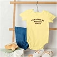 thumbnail image 4 of Rather Be With Uncle Nephew Niece Romper Boys or Girls Infant Baby Brisco Brands NB, 4 of 6