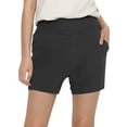 thumbnail image 2 of Taqqpue Women's Jeam Shorts Hiking Athletic Shorts Yoga Lounge Active Workout Running Shorts Summer Comfy Casual Denim Shorts with Pockets On Clearance, 2 of 7