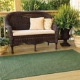 thumbnail image 1 of Homespice Decor 307705 2.5 x 6 ft. Fern Ultra Durable Oval Braided Rug - Fern Green, 1 of 1