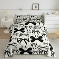 thumbnail image 2 of Manfei Kawaii Bow 3 Pieces Queen Comforter Set,Cute Bow Tie Bedding Sets,Cartoon Bowknot Bedding Comforter Set,Lightweight Dreamy Room Decor,Reversible, 2 of 6