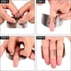 thumbnail image 4 of Protector de dedos Protector de cuchillos protector de dedos de acero inoxidable, 4 of 4