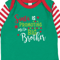 thumbnail image 4 of Inktastic Santa is Promoting Me to Big Brother Boys Long Sleeve Baby Bodysuit, 4 of 5