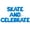 Blue, variant on Letter Balloons - SKATE AND CELEBRATE 16" Inch Alphabet Letters Foil Mylar Balloon Birthday Party Banner (White)