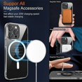 thumbnail image 5 of Official Magnetic Transparent Case For iPhone 15 14 13 11 12 Pro Max Plus Shockproof For Magsafe Wireless Charge Acrylic Cover, 5 of 5
