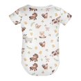 thumbnail image 6 of Baby Farm Animals Bodysuit Chicken Duck Horse Sheep Pig Cow Leaves Onesie Bodysuit Short Sleeve One-Piece Baby Clothes for Girl Boy, 6 of 7