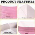thumbnail image 4 of Paper Food Trays,200 Pcs 2 Lb Disposable Food Boats,Pink Nacho Trays,Pink Hot Dog Trays Serving Boats for Party Picnic Carnival Supplies Holds Nachos Fries Cheese Sauce(2 Lb,Pink), 4 of 7