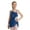 Navy Blue, variant on Yeahdor Kids Girls Figure Skating Dress Sleeveless Shiny Sequins Oblique Shoulder Ballet Dance Acrobatics Leotard Dancewear Lavender 12
