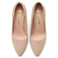 thumbnail image 3 of Dream Pairs Women Pointed Toe High Heel Shoes Wedding Party Pumps Shoes NUDE/SUEDE CHRISTIAN-NEW size 8.5, 3 of 4