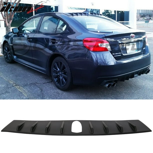 Compatible With 17 Subaru Wrx Sti 7inch Roof Spoiler V Style Generator Shark Fin Matte Black 17 Walmart Com Walmart Com