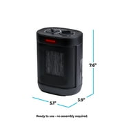 Comfort Zone 1,000-Watt Fan Forced Space Heater with Adjustable Thermostat