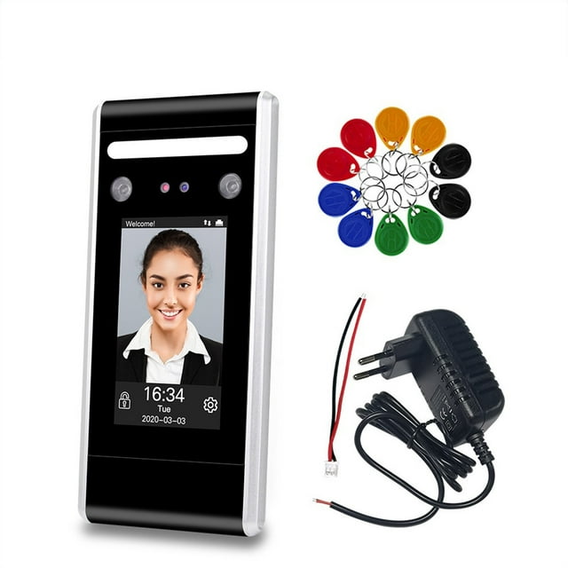 WiFi Dynamic Facial Access Control Time Attendance Machine Biometric IR Face Recognition 125KHz/13.56MHz RFID Keypad TCP/IP/USB