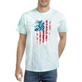 thumbnail image 1 of American Flag Grunge Style Tie Dye Cyclone Men -Image by Shutterstock, Male Medium, 1 of 4