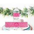 thumbnail image 5 of Darling Souvenir WaterBottleLabels For Anniversary Pink Sequin Self Adhesive Party Collection Great For Wedding Anniversary- Pack Of 32, 5 of 6