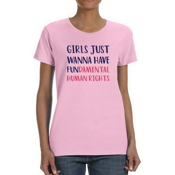 Fundamental Human Rights T-Shirt Women -GoatDeals Designs, Female x-Large