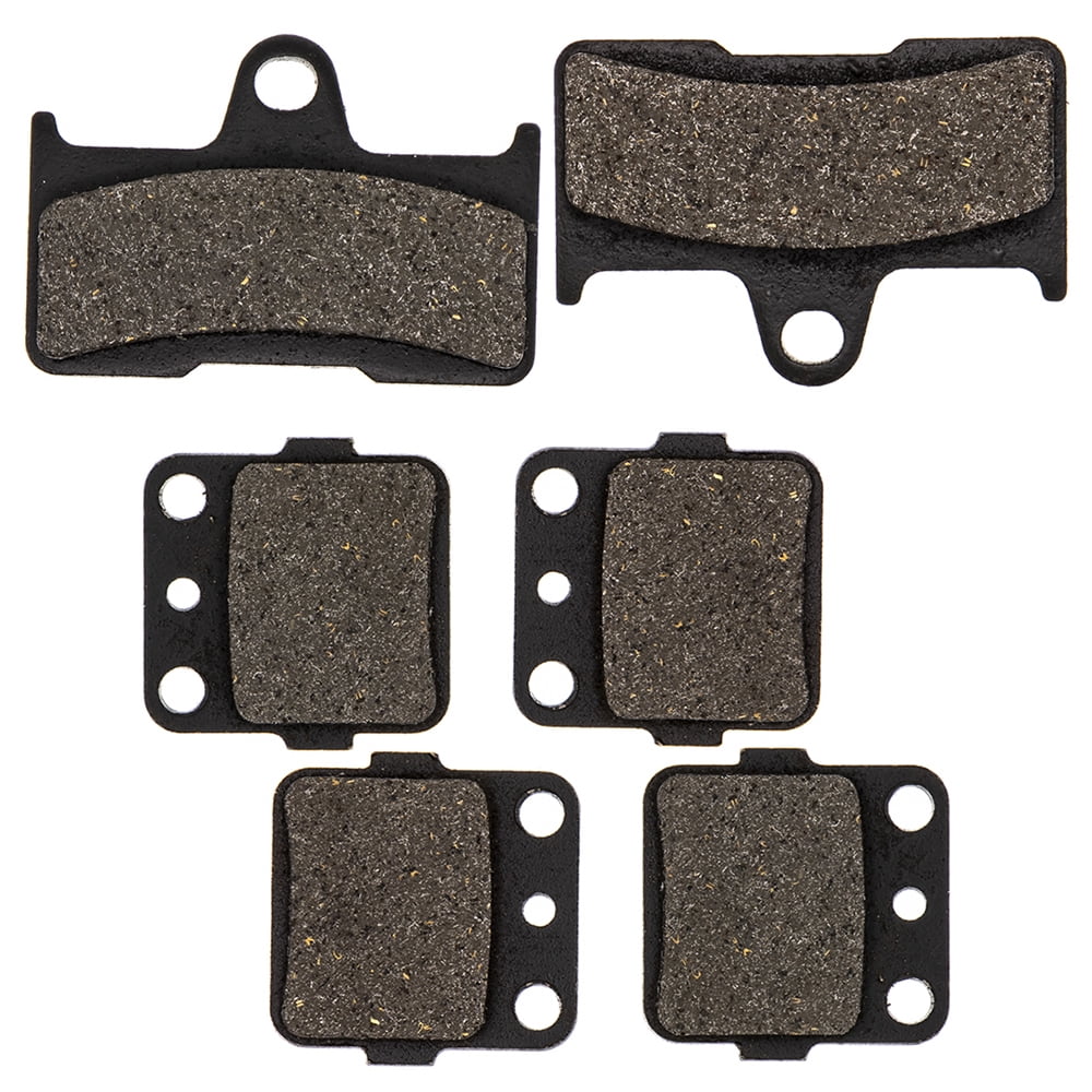 NICHE Brake Pad Kit For Yamaha Grizzly 660 4WVW00450000 5KMW00460100 Complete Semi