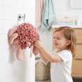 thumbnail image 5 of REGALWOVEN Cute Animal Chenille Hanging Hand Towels, Cartoon Fuzzy Ball Hand Towel, Soft Absorbent Decorative Bathroom Towels 1 Pc Indian Red 9" x 12", 5 of 7