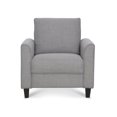 thumbnail image 3 of HFO Brooklynn Transitional Polyester Fabric Upholstered Armchair in Gray, 3 of 10