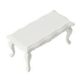 thumbnail image 1 of 1/12 Doll House Miniature End Table Model Furniture - White, 1 of 11