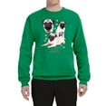 thumbnail image 2 of If It's Not a Pug It's Just a Dog Gift | Mens Dog Lover Crewneck Graphic Sweatshirt, Kelly, Small, 2 of 3