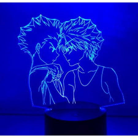 

Toyella usb 3d night light K 7 color touch remote