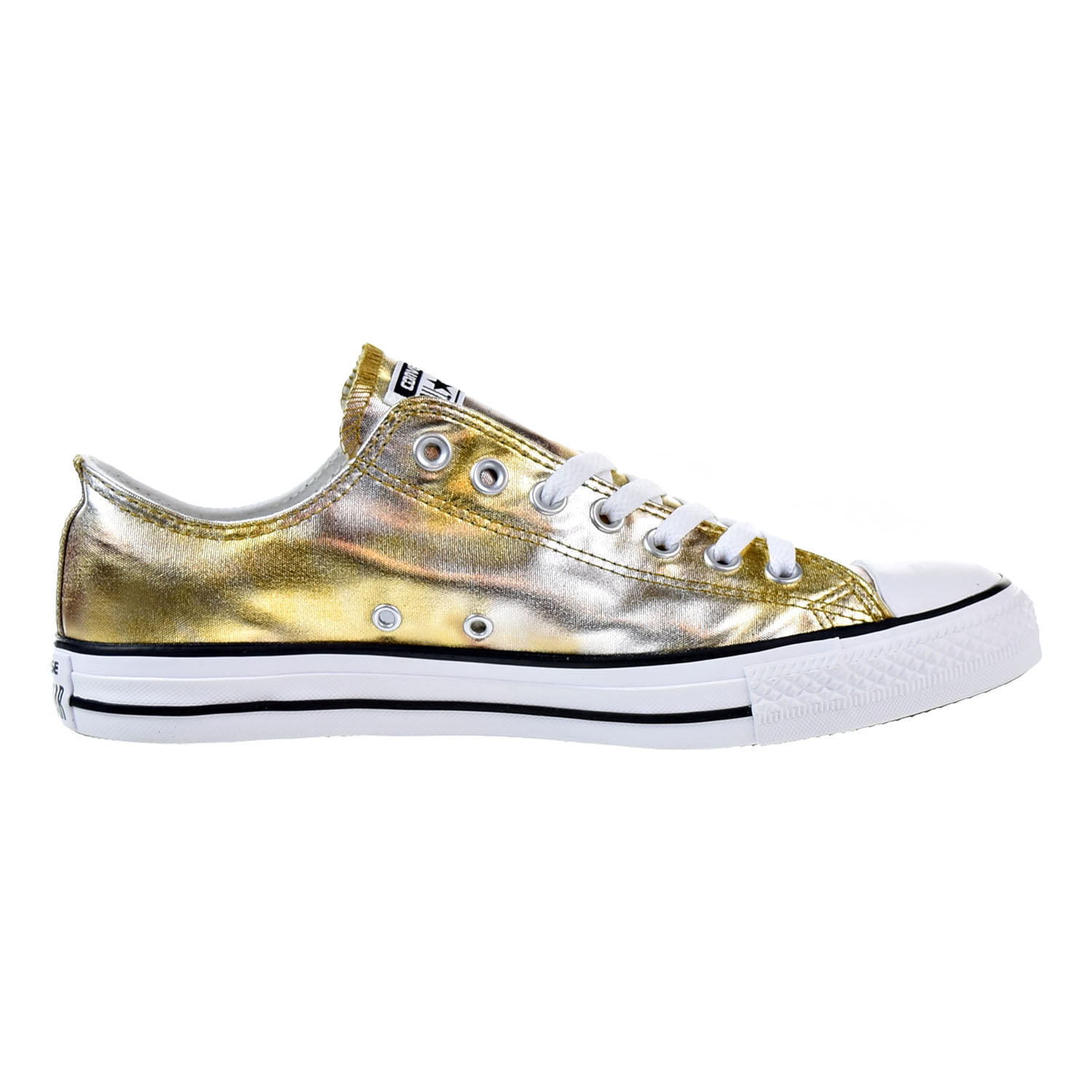 Converse Chuck All Star OX Men's Low Top Shoes Silver/Gold/White 157655f - Walmart.com