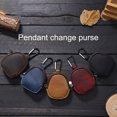 thumbnail image 4 of Coins Purse Small Zipper Faux Leather Waterproof Hanging Buckle Portable Coins Bag Money Change Storage Bag Wallet Daily Life, 4 of 6
