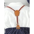 thumbnail image 3 of Baby Boy Long Sleeve Shirt And Overalls Set+Hat, 3 of 5