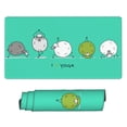 thumbnail image 2 of Bingfone Funny Sheep Doing Yoga Large Gaming Mouse Pad,Extended Desk Mousepad With Stitched Edges,Non-Slip Base,Water Resist Keyboard Pad For Gamer, Office & Home, 29.5 X 16 In, 2 of 9