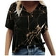 thumbnail image 1 of Blusa informal de manga corta con cuello redondo para mujer con estampado del día de San Valentín OAVQHLG3B Store  lin121212, 1 of 3