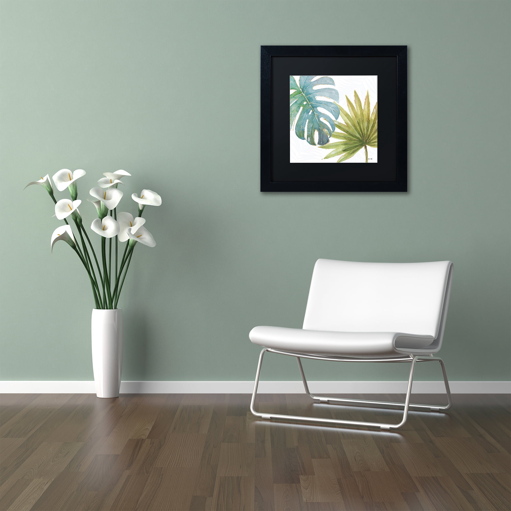 Lisa Audit 'Tropical Blush VIII' Matted Framed Art