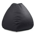thumbnail image 2 of Jaxx Gumdrop Commercial Grade Bean Bag for Educational Environments, Large Size - Premium Vinyl - Black, 2 of 6