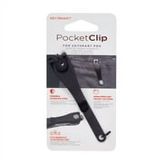 KeySmart Deep Carry Pocket .. Utility Clip - Add .. On Everyday Carry Accessory .. for KeySmart Pro Key .. Holders, Stainless Steel Minimalist .. Compact Gear That Eliminates .. Bulk (Black)