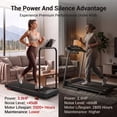 thumbnail image 5 of ROBORE 5-in-1 Walking Pad with Vibration Plate & Handle Bar, 3.0 HP Under Desk Walking Pad, Portable Treadmill for Home Office, Remote Control, 5 of 10