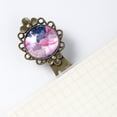 thumbnail image 5 of Starry Flamingos Set of Vintage Copper-Colored Lace Bookmarks - Stainless Steel Book Markers for Readers and Book Lovers, 5 of 5
