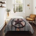 thumbnail image 4 of Texas Star Brown Tapestry for Bedroom Wall Hanging Tapestry, Farmhouse Country Western Brown Wooden Ceiling Backdrop Tapestries Poster Blanket Wall Decor for Teens Room Living Room Dorm 51" x 59", 4 of 8